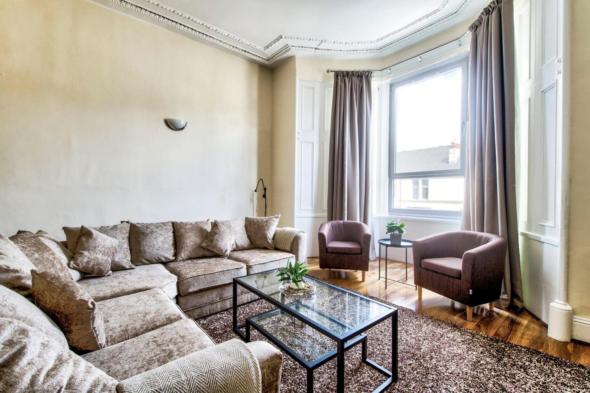 Stunning 5 Bedroom Apt, Close To City Centre, Sec, Hydro And Motorway Glasgow Dış mekan fotoğraf